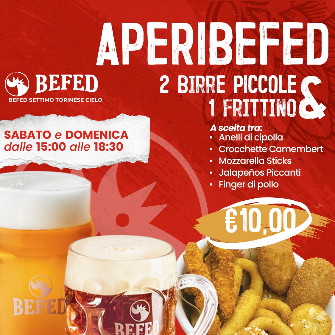 Promo aperitivo befed nichelino