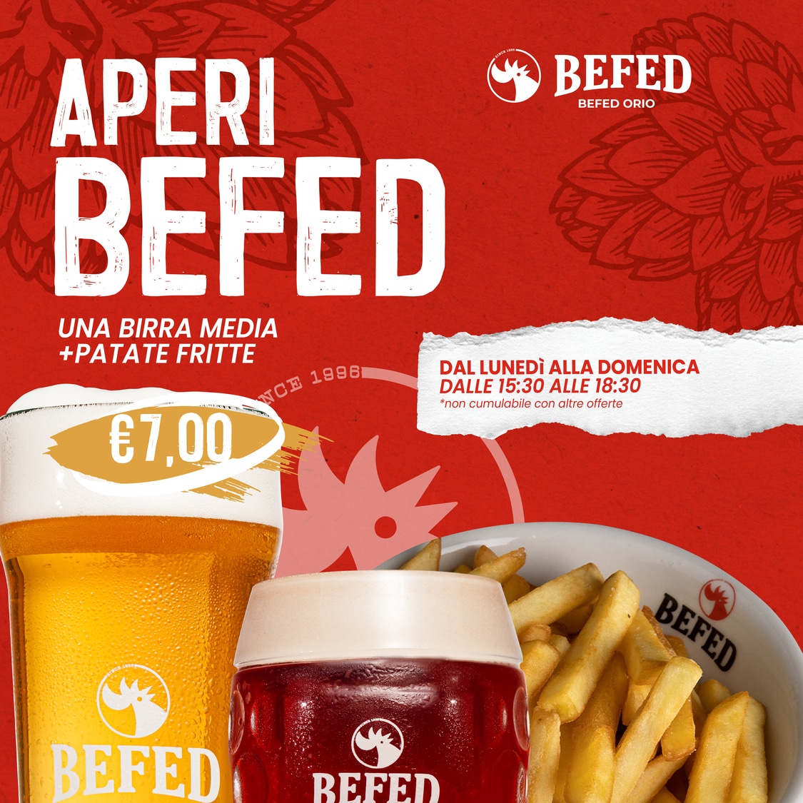 Promo aperitivo befed orio