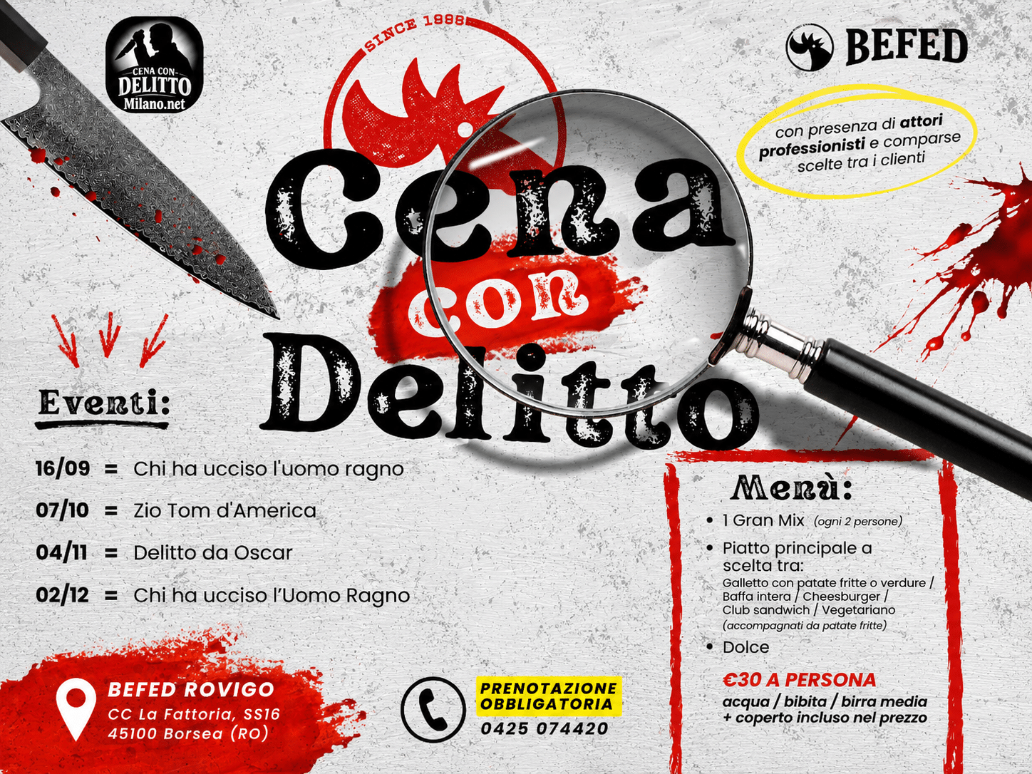 Cena con Delitto – BEFED Rovigo