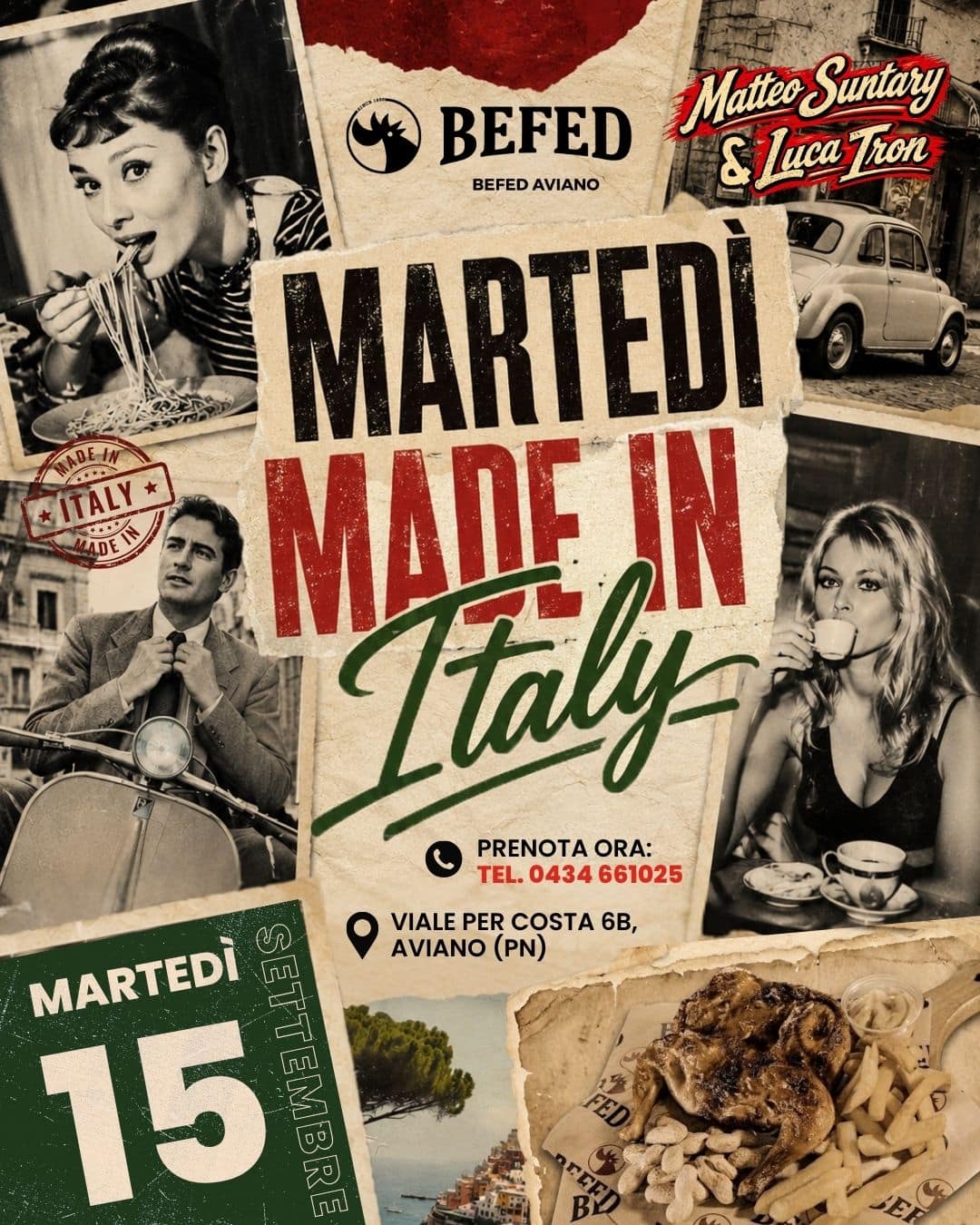 Martedì Made in Italy – BEFED Aviano