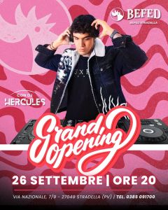 Festa BEFED Stradella 26 settembre con DJ set