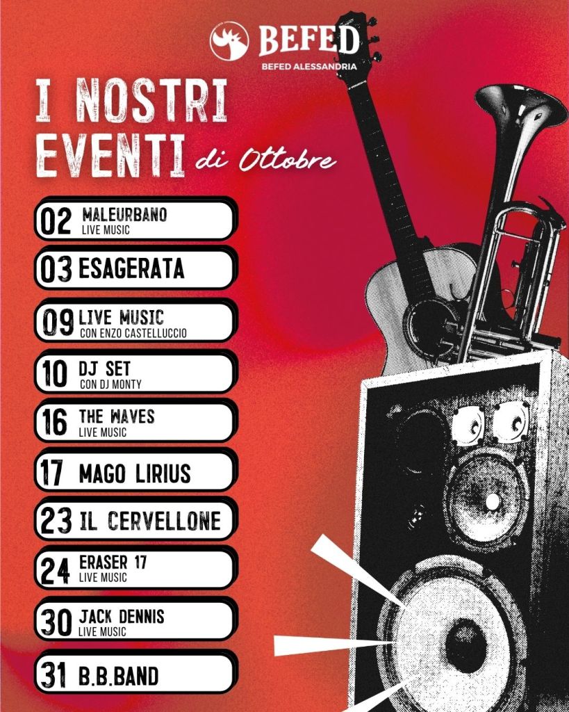eventi ottobre alessandria
